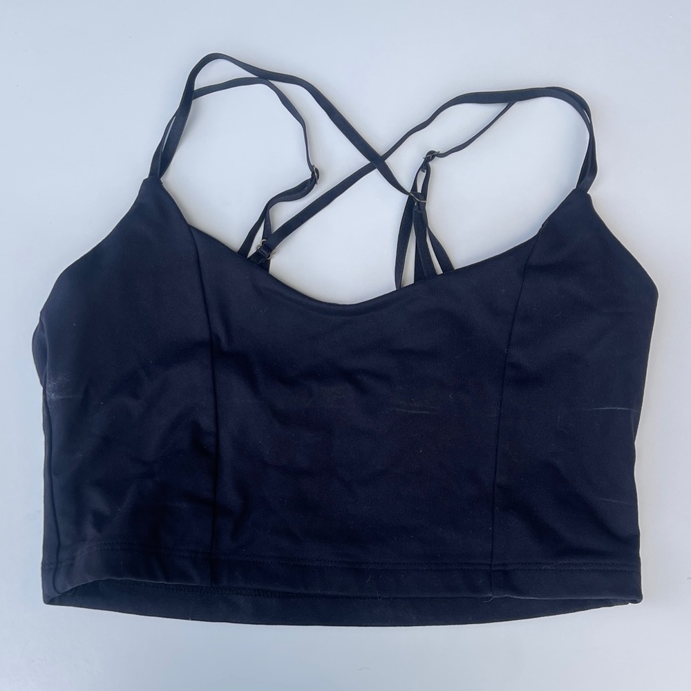 Cute Booty Lounge Black Strappy Bralette